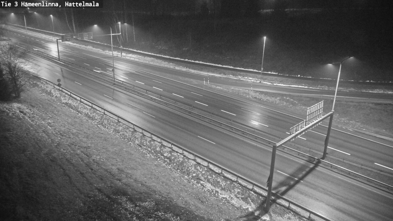 Weather Camera Image Väg 3 Tavastehus, Hattelmala, Hämeenlinna, Kanta-Häme