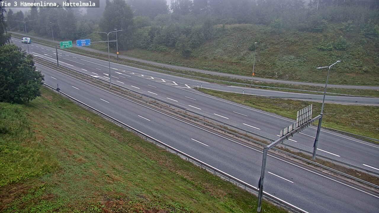 Weather Camera Image Road 3 Hämeenlinna, Hattelmala, Hämeenlinna, Kanta-Häme