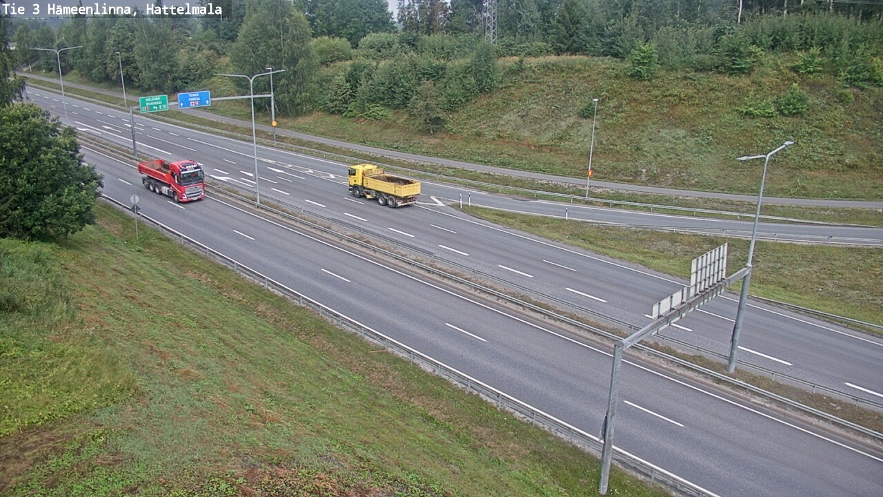 Weather Camera Image Road 3 Hämeenlinna, Hattelmala, Hämeenlinna, Kanta-Häme