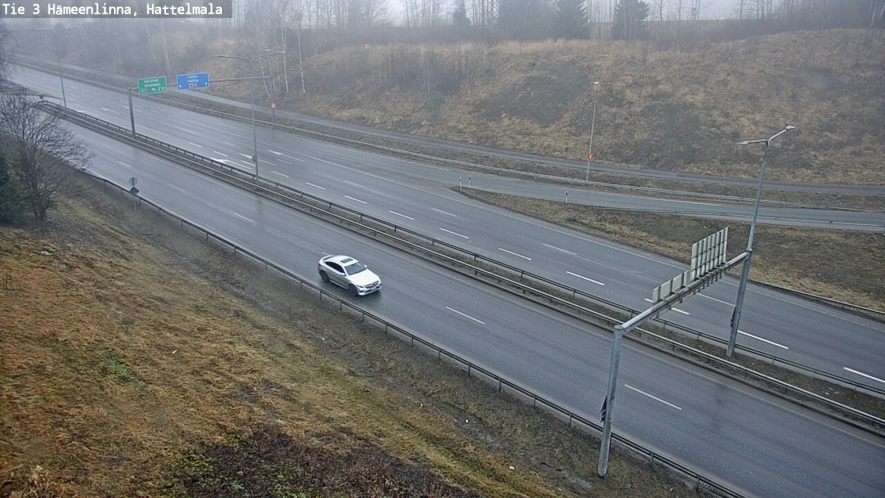 Weather Camera Image Road 3 Hämeenlinna, Hattelmala, Hämeenlinna, Kanta-Häme