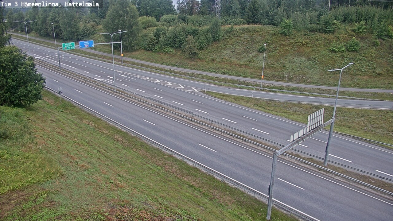 Weather Camera Image Road 3 Hämeenlinna, Hattelmala, Hämeenlinna, Kanta-Häme