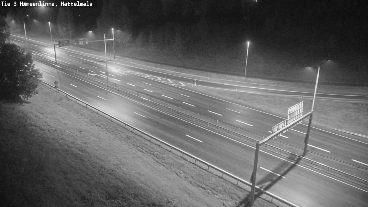 Weather Camera Image Road 3 Hämeenlinna, Hattelmala, Hämeenlinna, Kanta-Häme