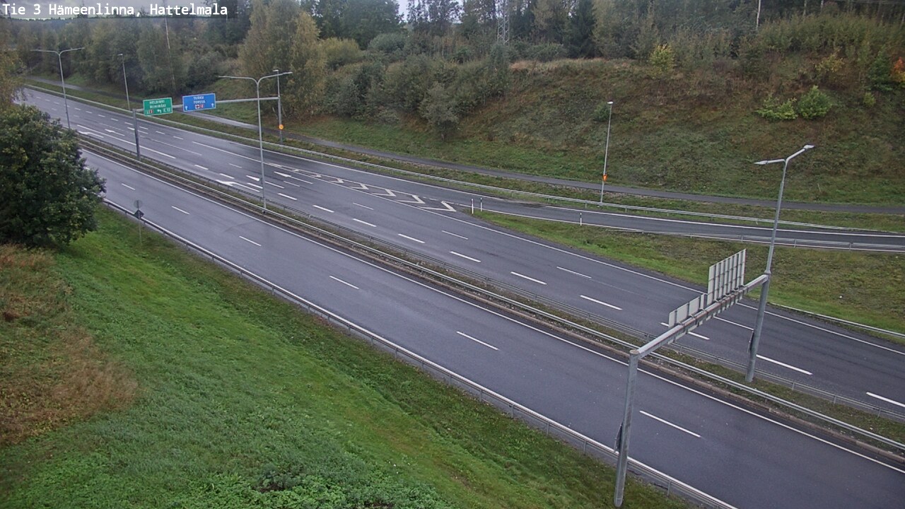 Weather Camera Image Road 3 Hämeenlinna, Hattelmala, Hämeenlinna, Kanta-Häme