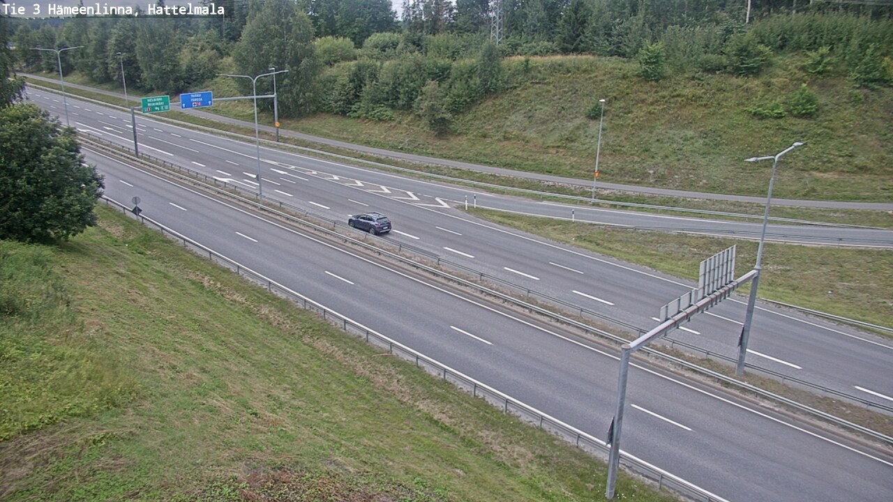 Weather Camera Image Road 3 Hämeenlinna, Hattelmala, Hämeenlinna, Kanta-Häme