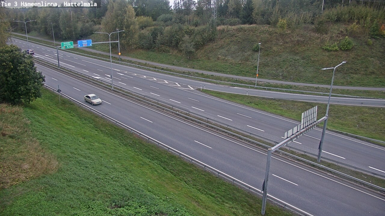 Weather Camera Image Road 3 Hämeenlinna, Hattelmala, Hämeenlinna, Kanta-Häme