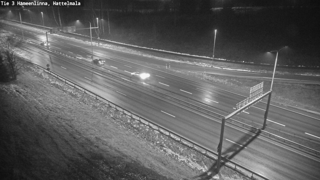 Weather Camera Image Väg 3 Tavastehus, Hattelmala, Hämeenlinna, Kanta-Häme