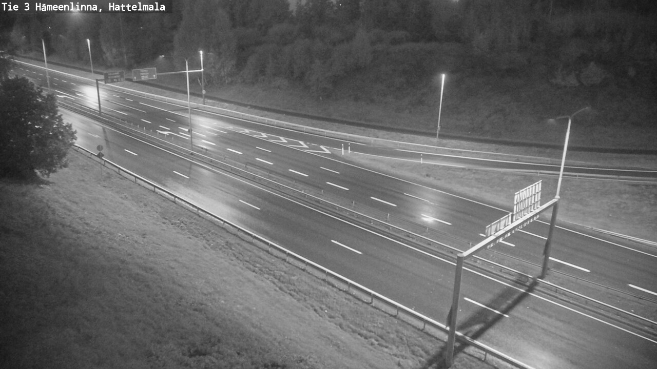 Weather Camera Image Road 3 Hämeenlinna, Hattelmala, Hämeenlinna, Kanta-Häme