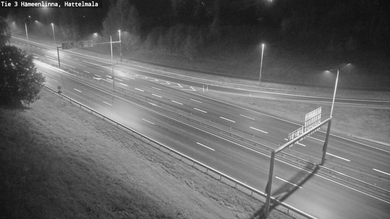 Weather Camera Image Road 3 Hämeenlinna, Hattelmala, Hämeenlinna, Kanta-Häme