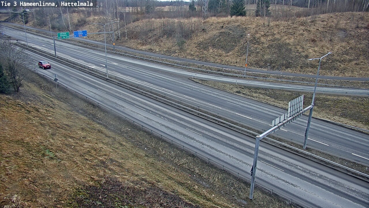 Weather Camera Image Väg 3 Tavastehus, Hattelmala, Hämeenlinna, Kanta-Häme