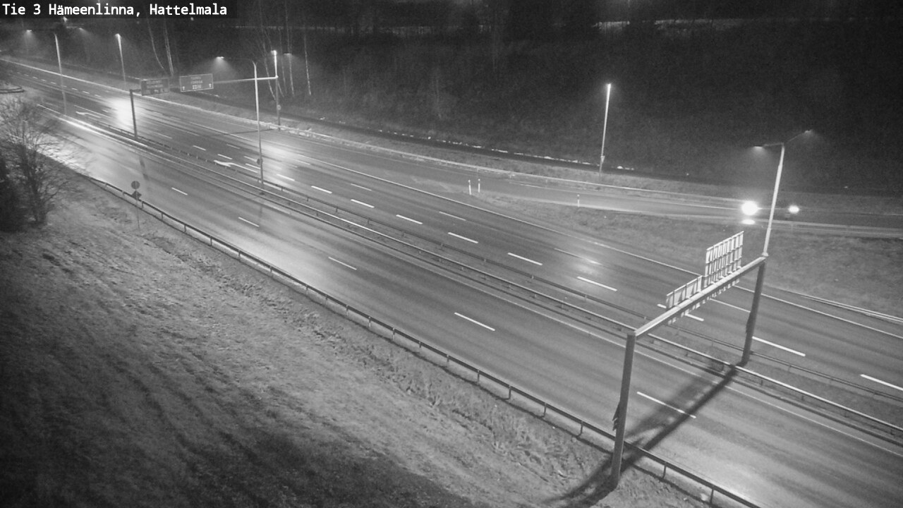 Weather Camera Image Road 3 Hämeenlinna, Hattelmala, Hämeenlinna, Kanta-Häme