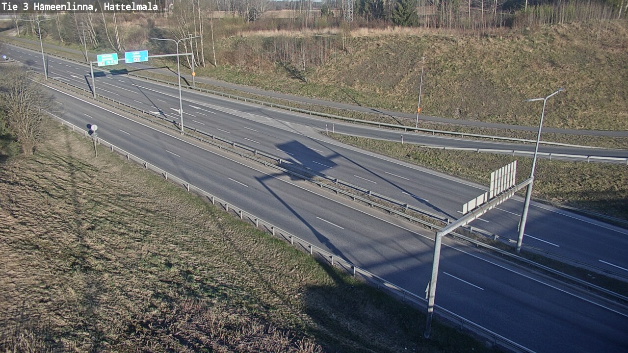 Weather Camera Image Väg 3 Tavastehus, Hattelmala, Hämeenlinna, Kanta-Häme