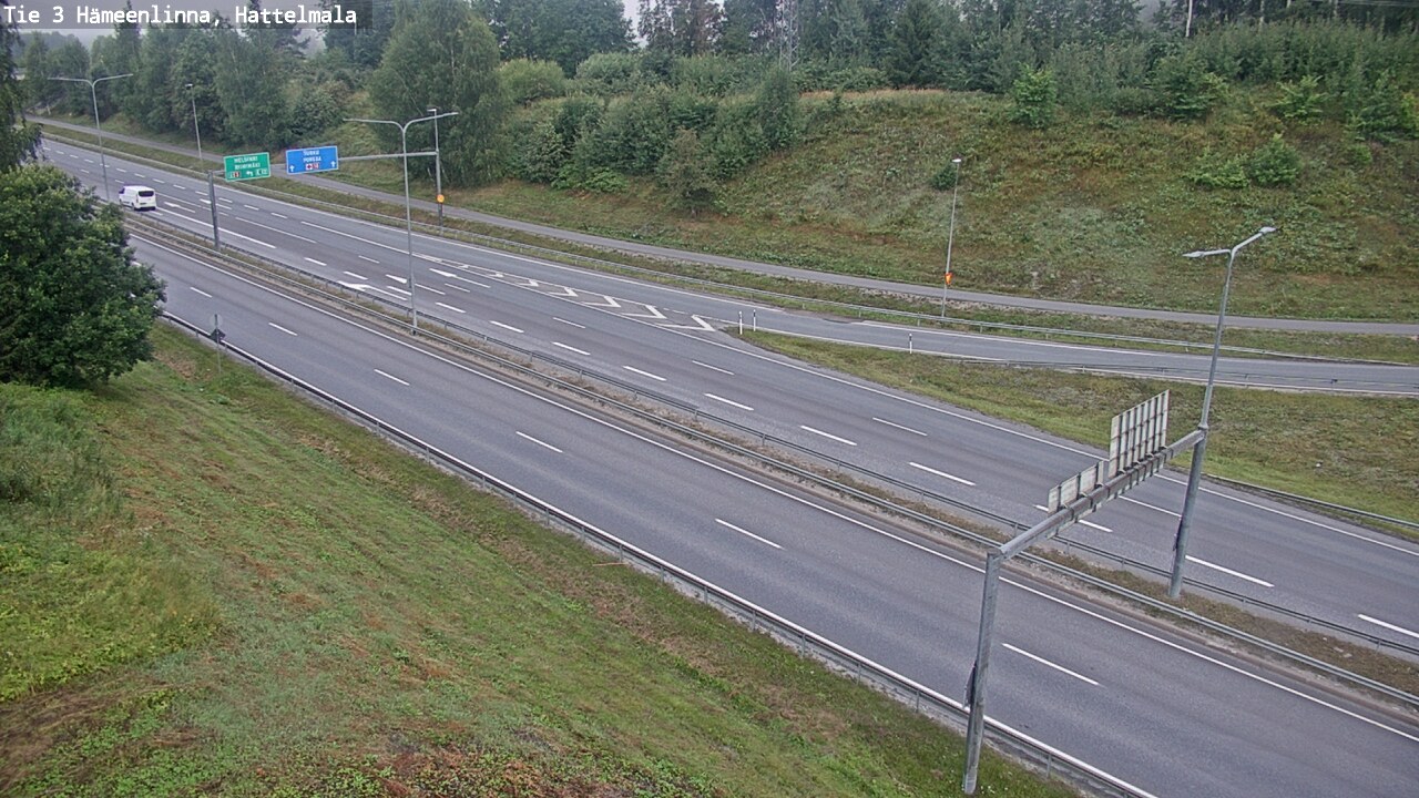 Weather Camera Image Road 3 Hämeenlinna, Hattelmala, Hämeenlinna, Kanta-Häme