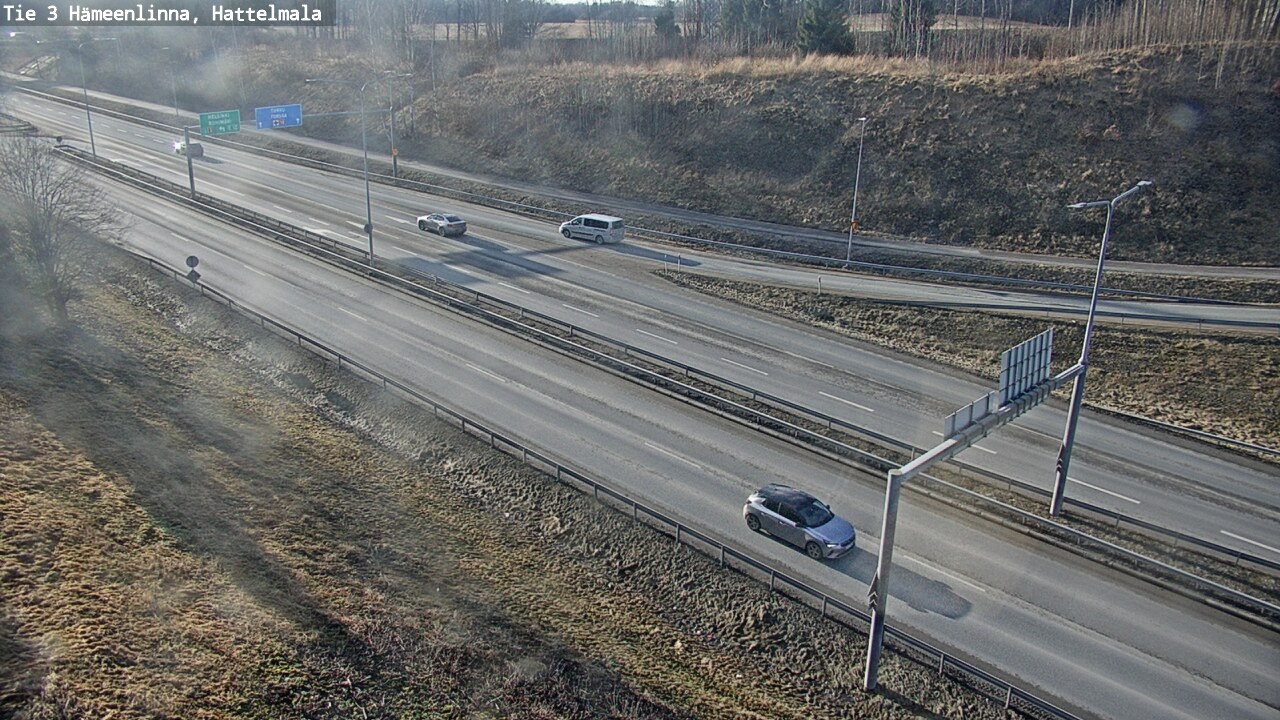 Weather Camera Image Väg 3 Tavastehus, Hattelmala, Hämeenlinna, Kanta-Häme