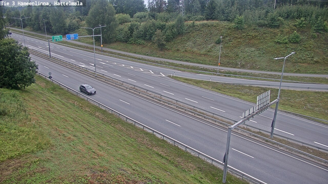 Weather Camera Image Road 3 Hämeenlinna, Hattelmala, Hämeenlinna, Kanta-Häme