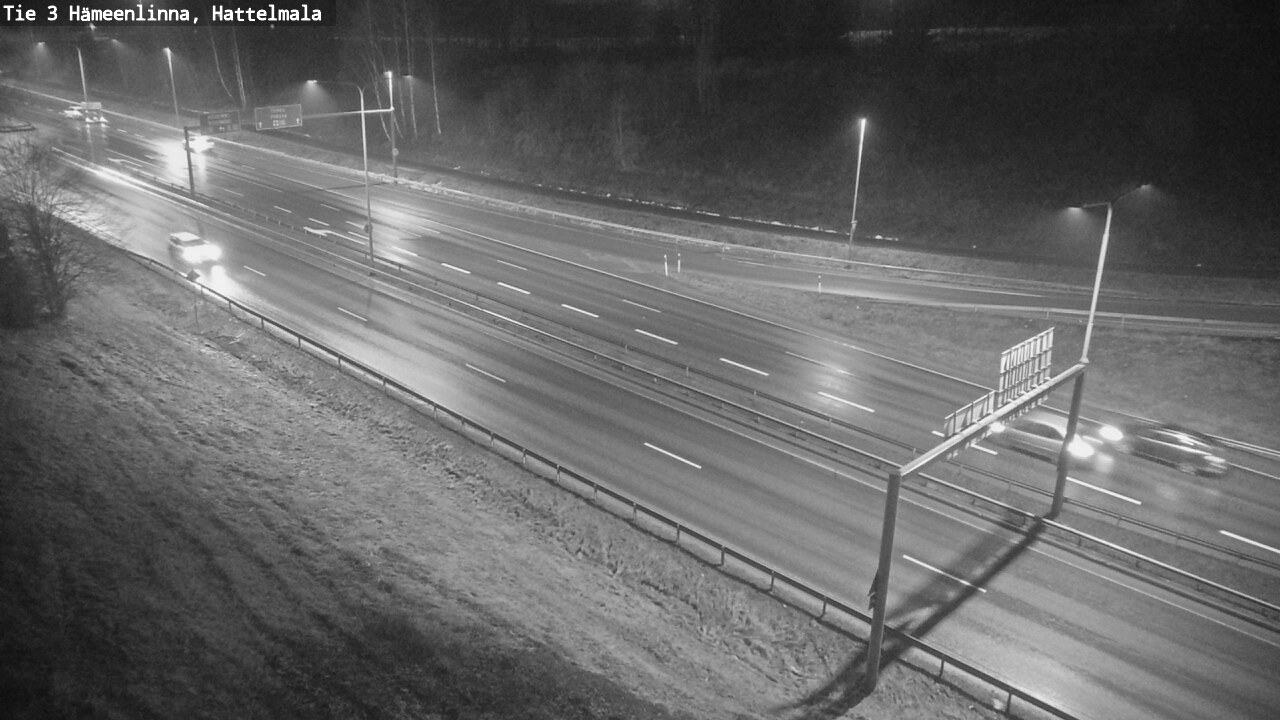 Weather Camera Image Road 3 Hämeenlinna, Hattelmala, Hämeenlinna, Kanta-Häme