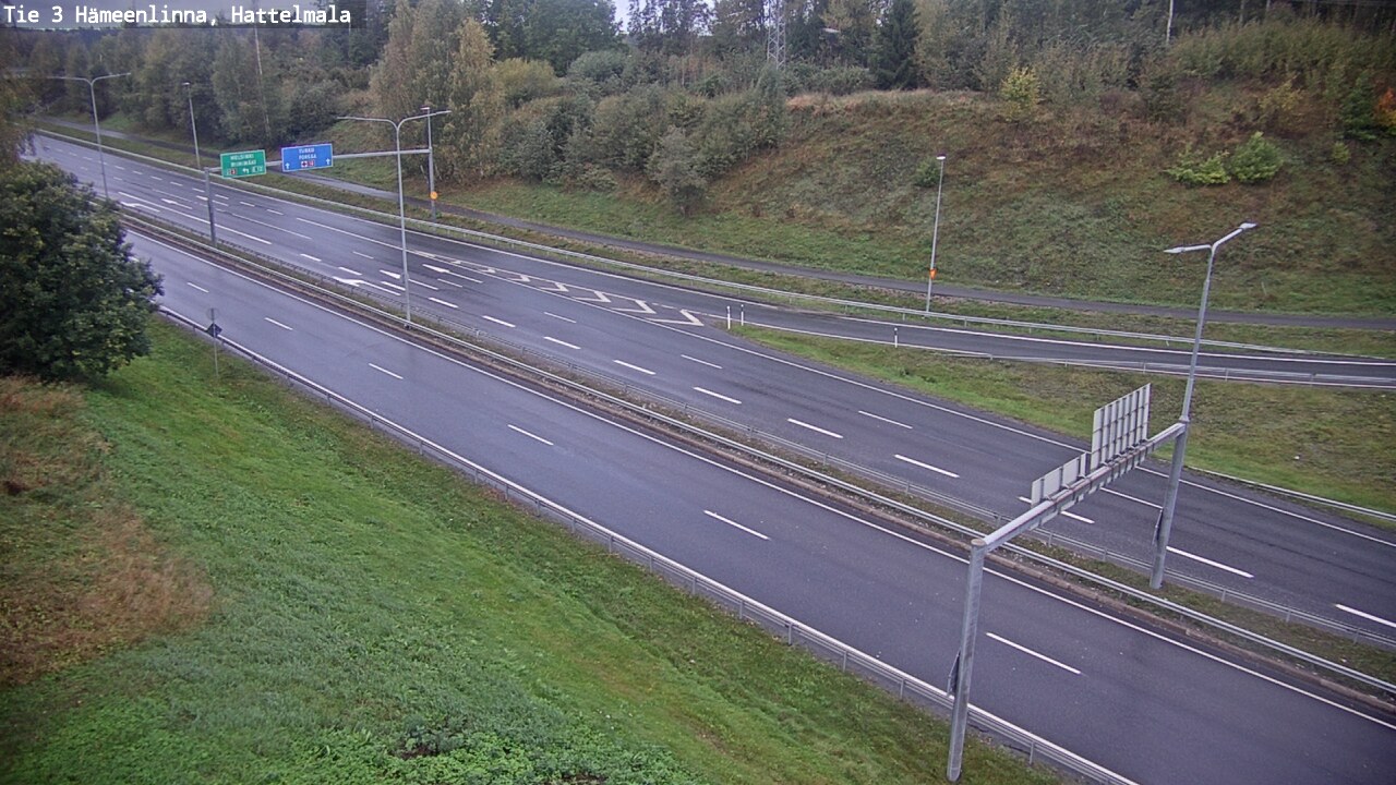 Weather Camera Image Road 3 Hämeenlinna, Hattelmala, Hämeenlinna, Kanta-Häme
