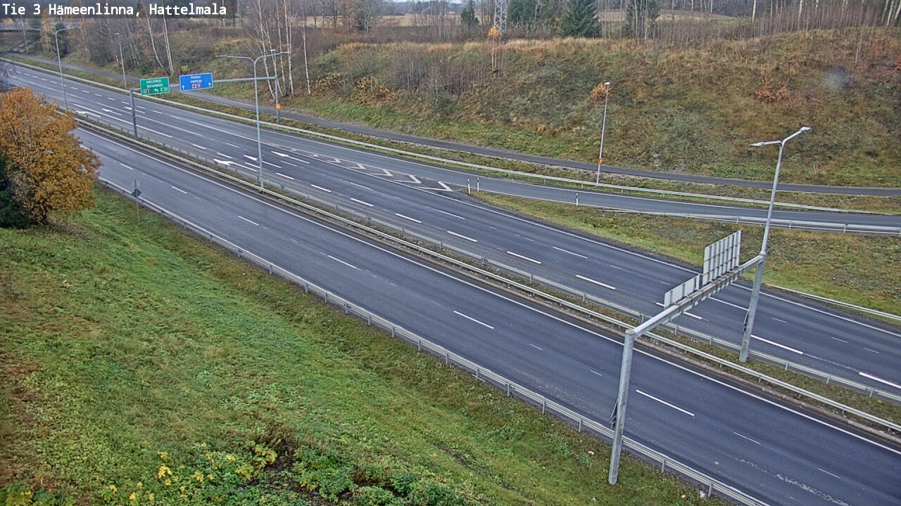 Kelikamerat Kuva Tie 3 Hämeenlinna, Hattelmala, Hämeenlinna, Kanta-Häme