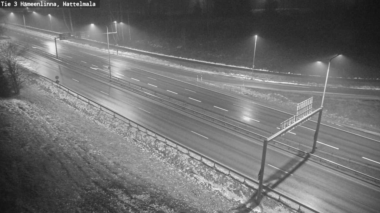 Weather Camera Image Väg 3 Tavastehus, Hattelmala, Hämeenlinna, Kanta-Häme