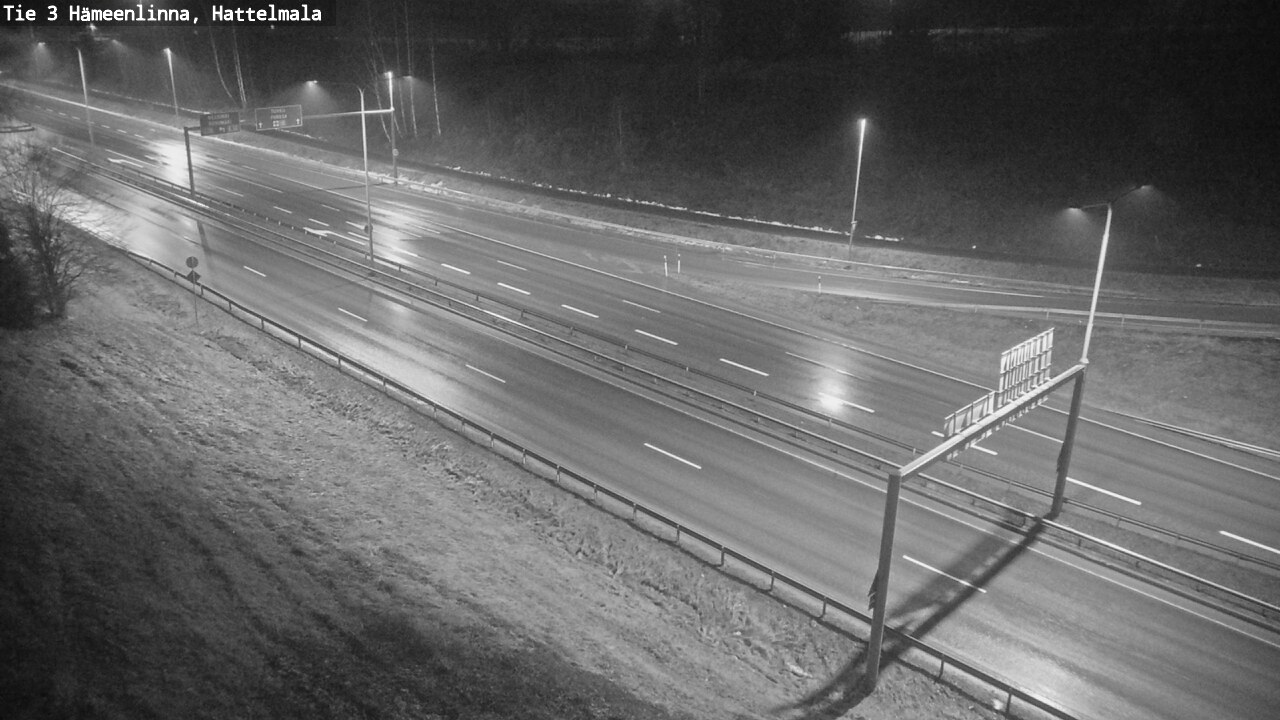 Weather Camera Image Road 3 Hämeenlinna, Hattelmala, Hämeenlinna, Kanta-Häme