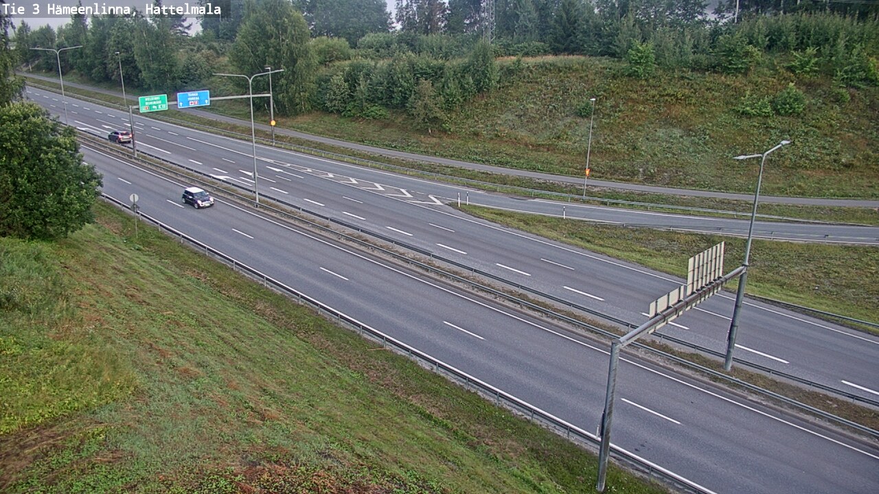 Weather Camera Image Road 3 Hämeenlinna, Hattelmala, Hämeenlinna, Kanta-Häme