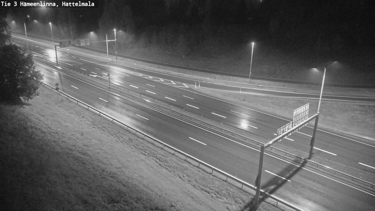 Weather Camera Image Road 3 Hämeenlinna, Hattelmala, Hämeenlinna, Kanta-Häme