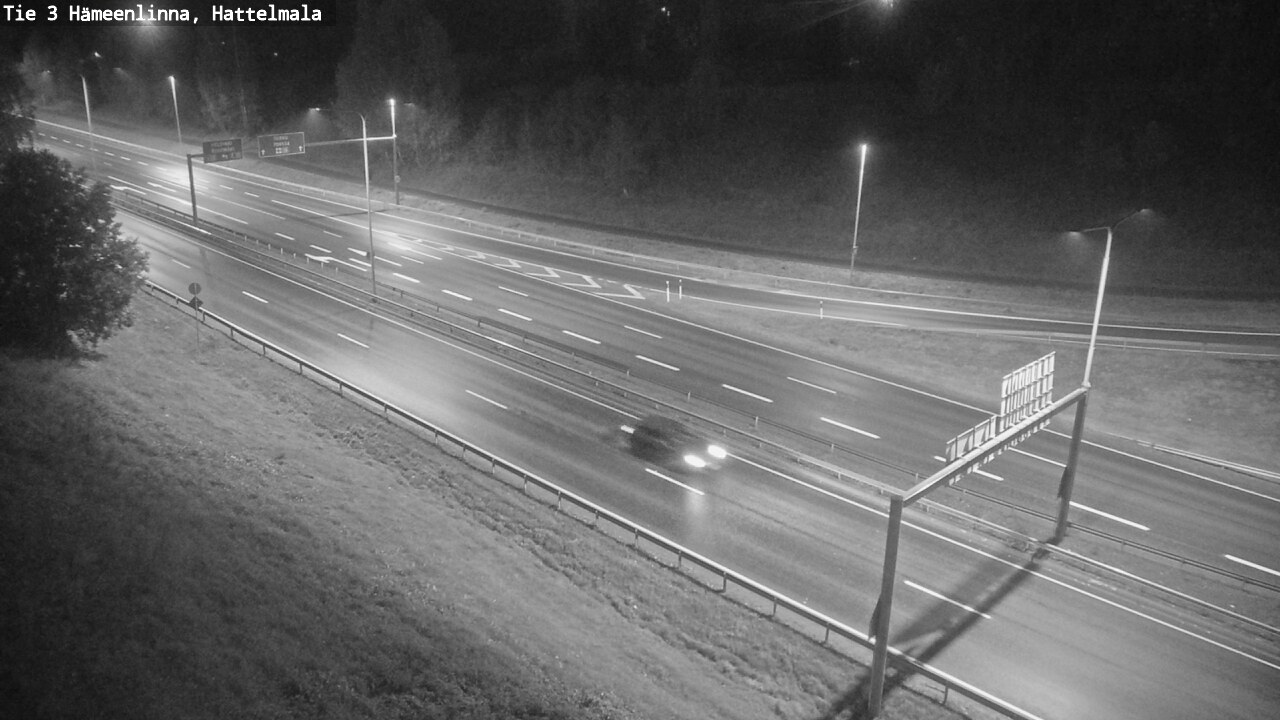 Weather Camera Image Road 3 Hämeenlinna, Hattelmala, Hämeenlinna, Kanta-Häme
