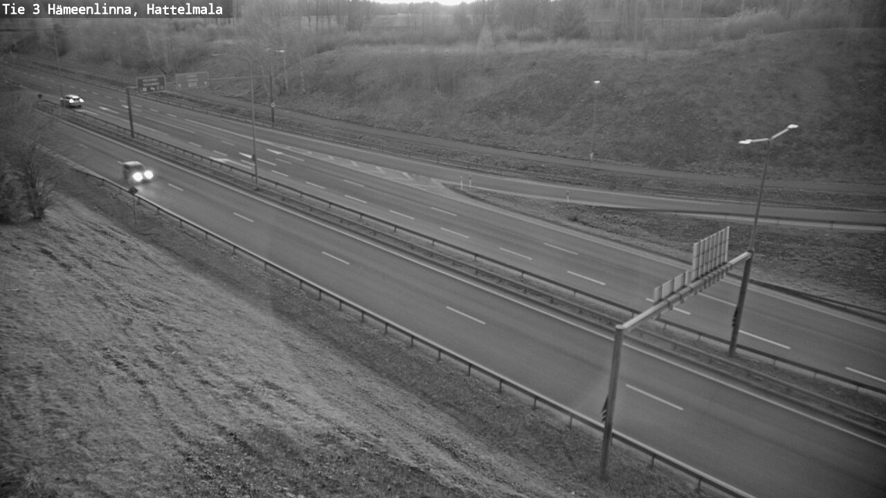 Weather Camera Image Road 3 Hämeenlinna, Hattelmala, Hämeenlinna, Kanta-Häme