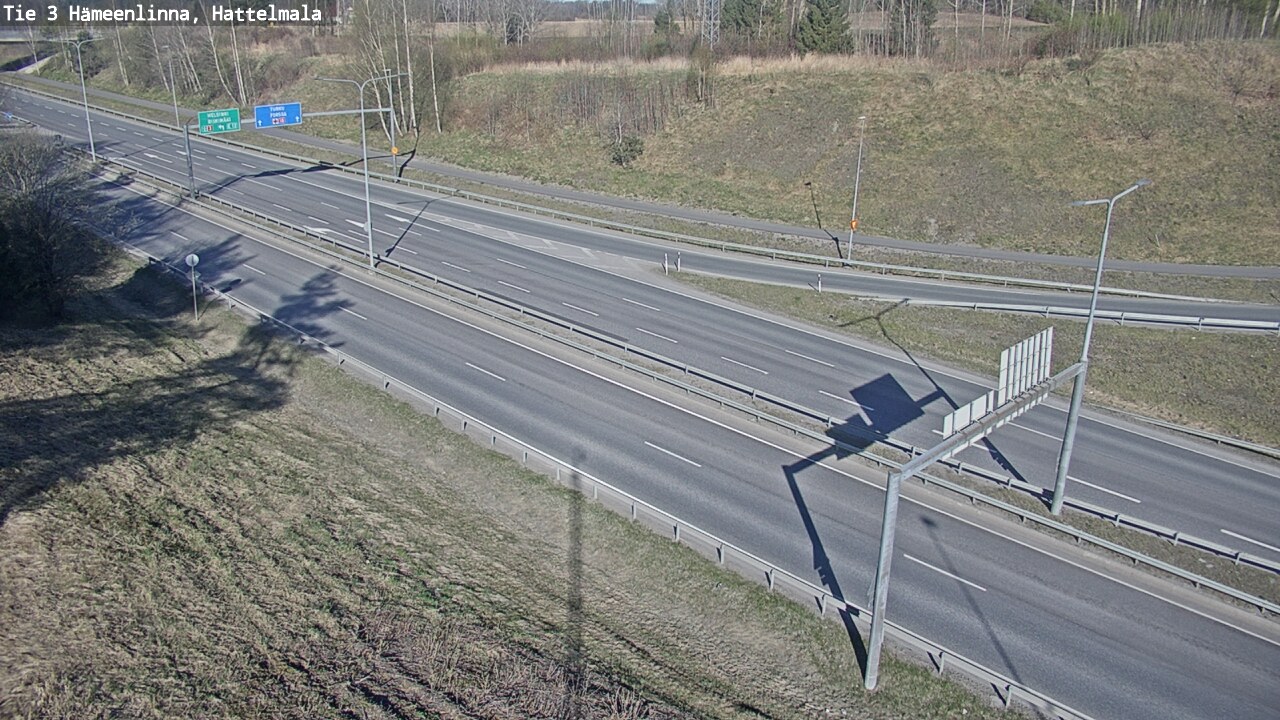 Kelikamerat Kuva Tie 3 Hämeenlinna, Hattelmala, Hämeenlinna, Kanta-Häme
