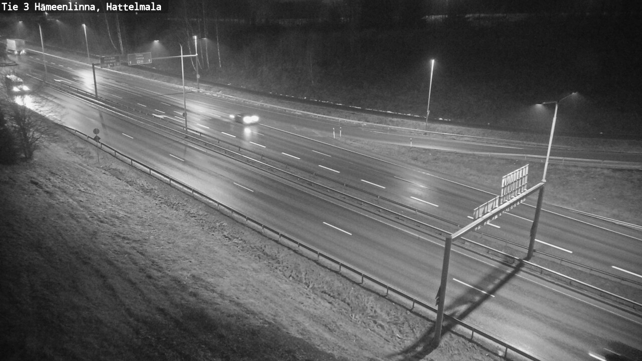 Weather Camera Image Road 3 Hämeenlinna, Hattelmala, Hämeenlinna, Kanta-Häme