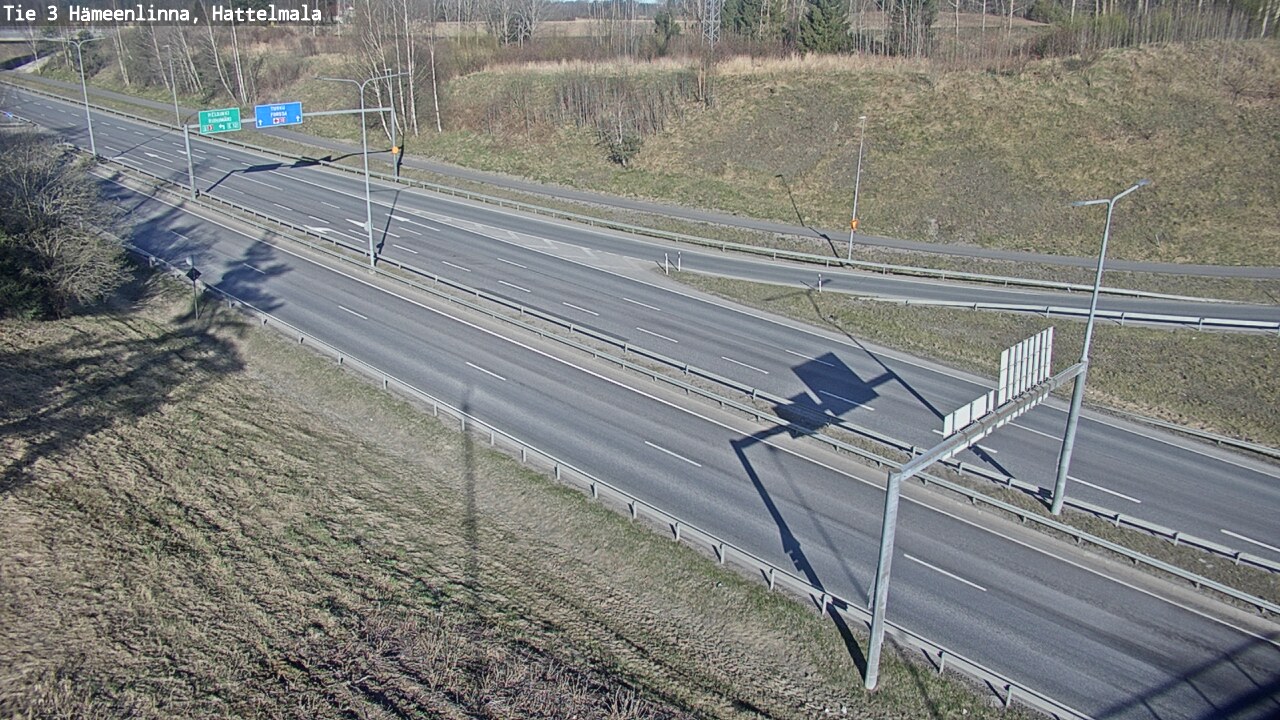 Weather Camera Image Road 3 Hämeenlinna, Hattelmala, Hämeenlinna, Kanta-Häme