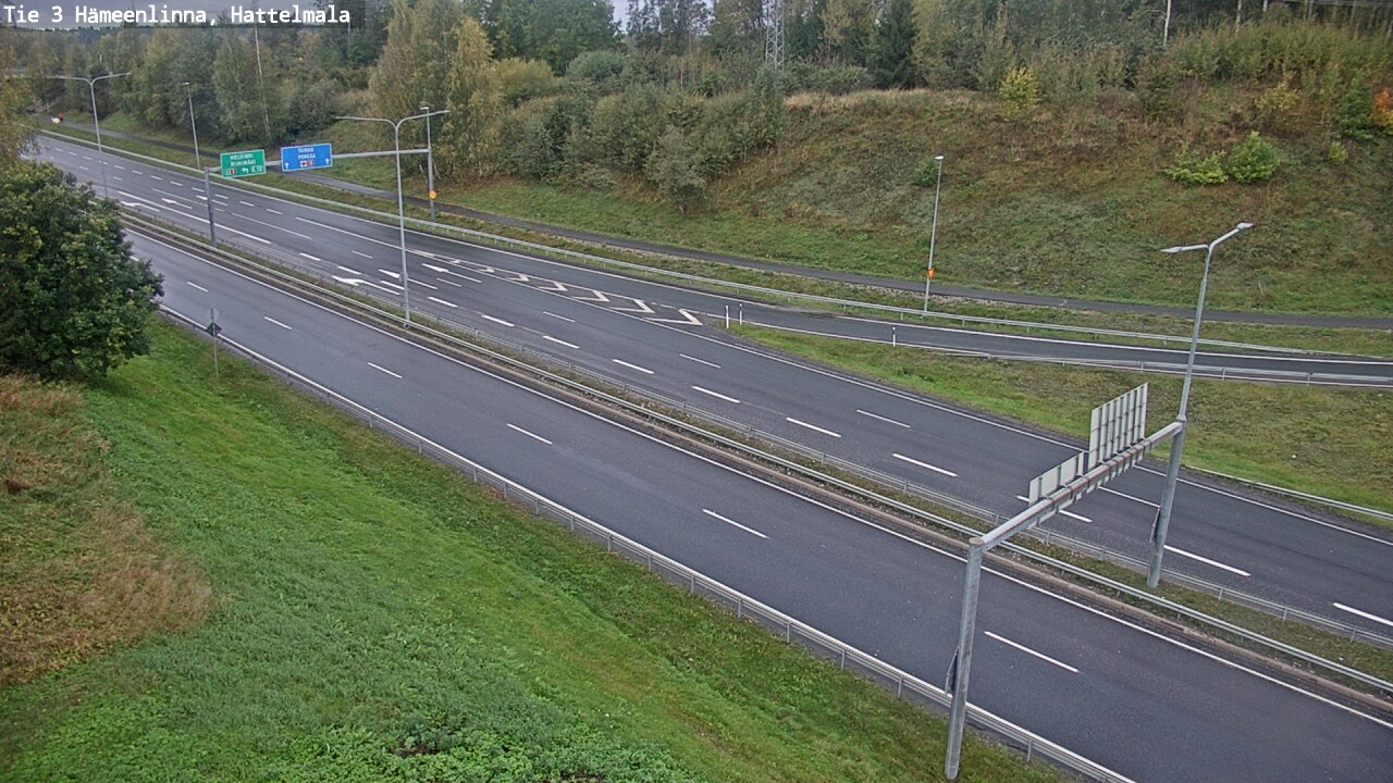 Weather Camera Image Road 3 Hämeenlinna, Hattelmala, Hämeenlinna, Kanta-Häme