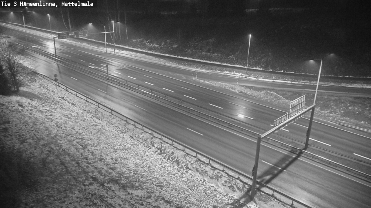 Weather Camera Image Väg 3 Tavastehus, Hattelmala, Hämeenlinna, Kanta-Häme