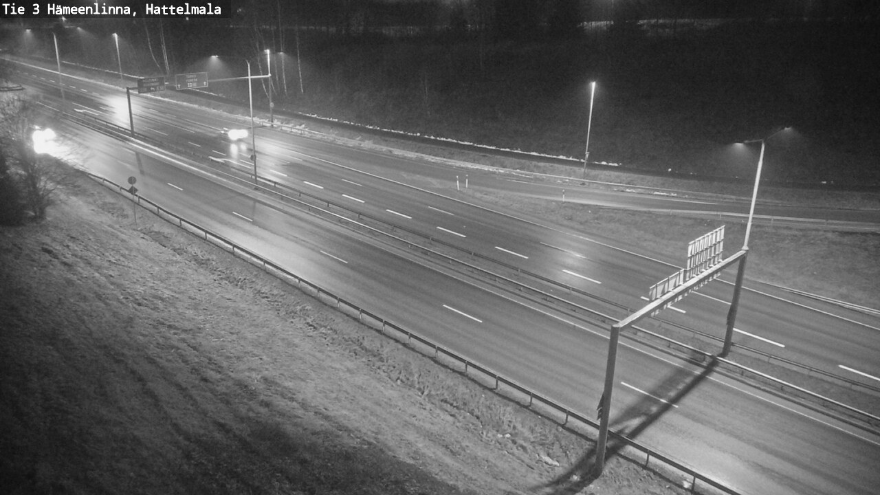 Weather Camera Image Road 3 Hämeenlinna, Hattelmala, Hämeenlinna, Kanta-Häme