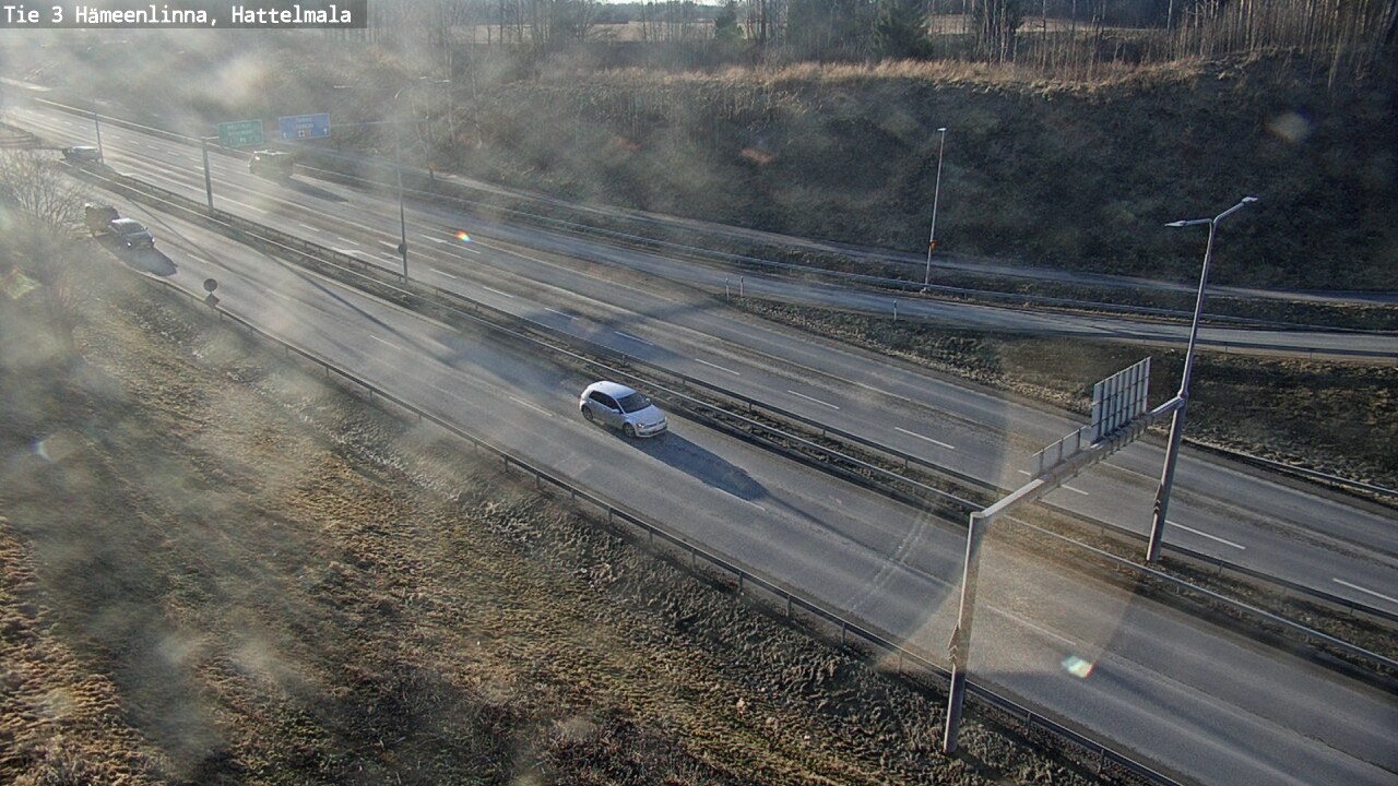 Weather Camera Image Road 3 Hämeenlinna, Hattelmala, Hämeenlinna, Kanta-Häme