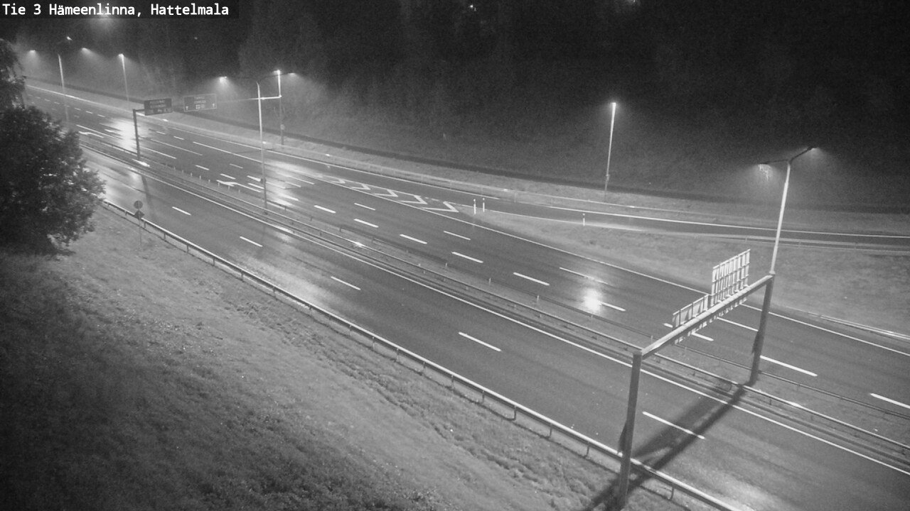 Weather Camera Image Road 3 Hämeenlinna, Hattelmala, Hämeenlinna, Kanta-Häme