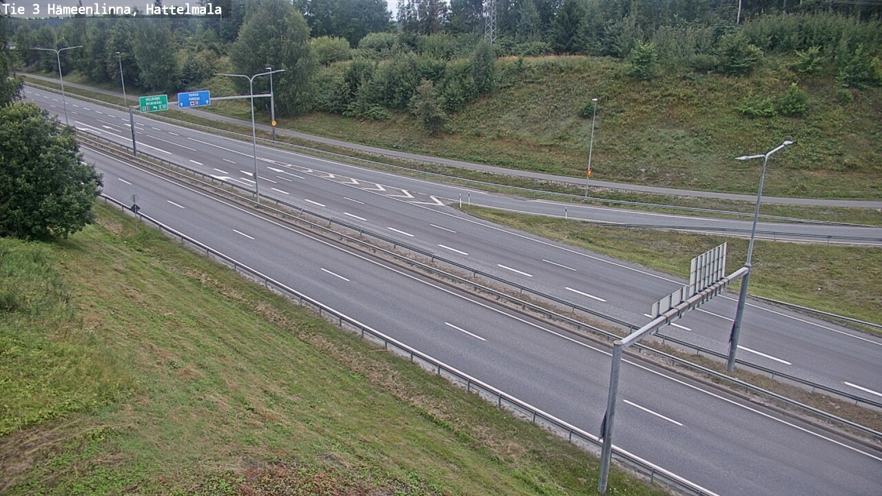 Weather Camera Image Road 3 Hämeenlinna, Hattelmala, Hämeenlinna, Kanta-Häme