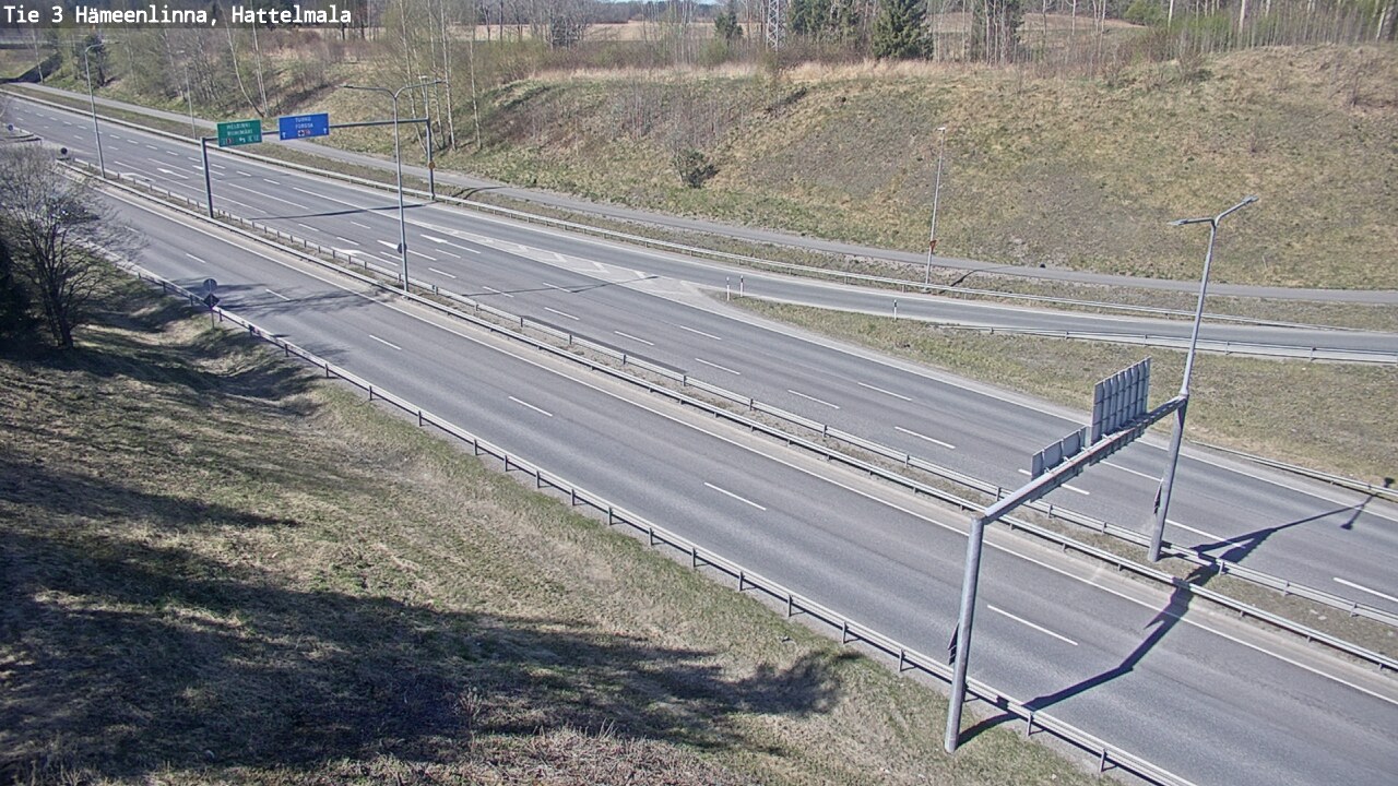 Kelikamerat Kuva Tie 3 Hämeenlinna, Hattelmala, Hämeenlinna, Kanta-Häme