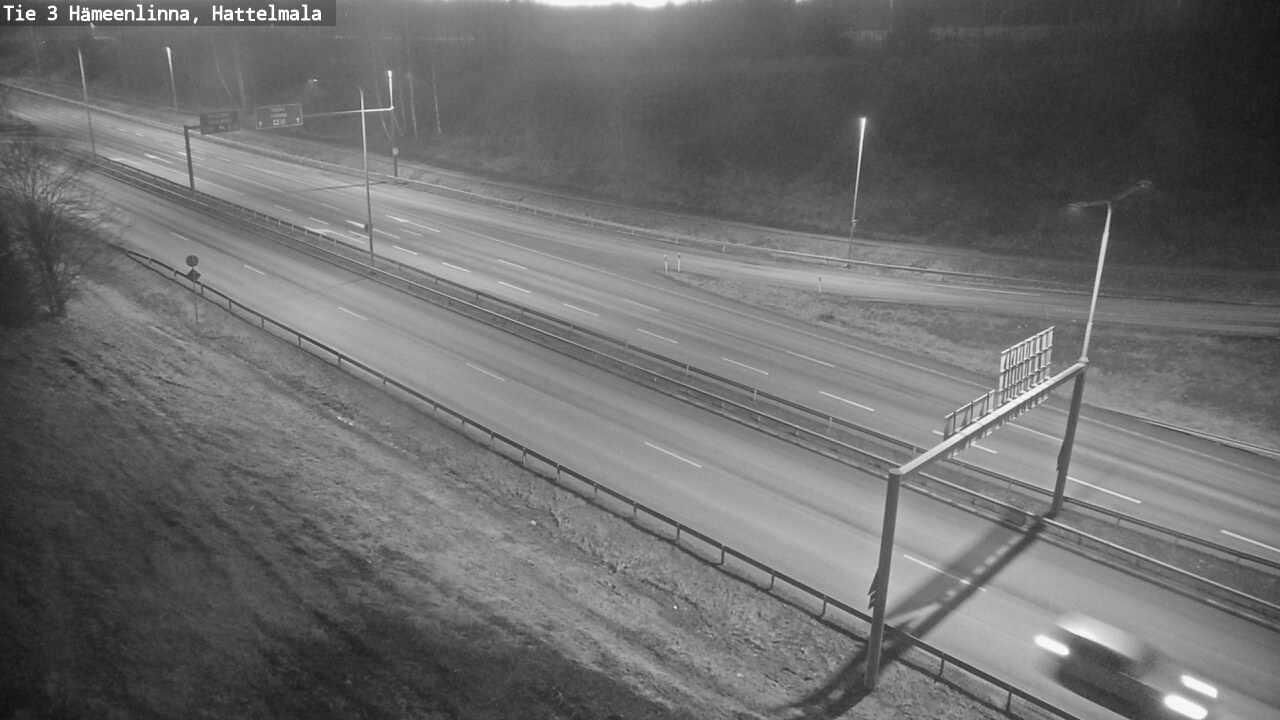 Weather Camera Image Road 3 Hämeenlinna, Hattelmala, Hämeenlinna, Kanta-Häme