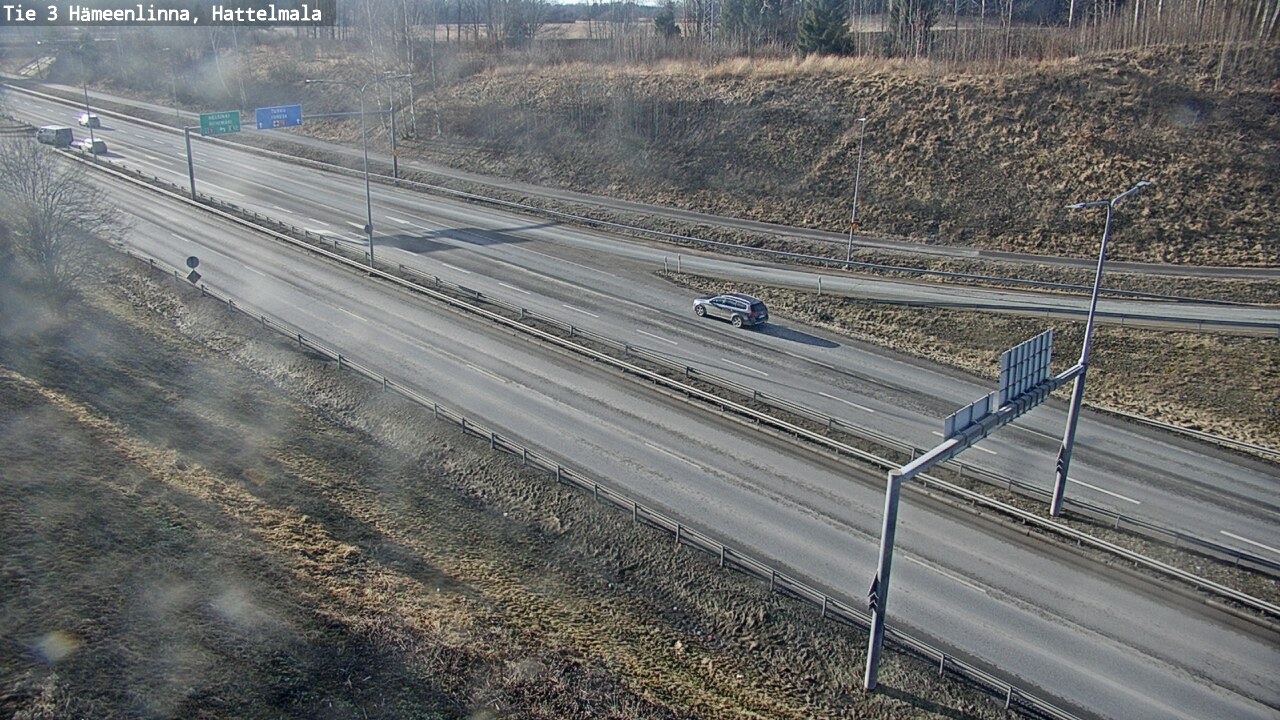 Weather Camera Image Väg 3 Tavastehus, Hattelmala, Hämeenlinna, Kanta-Häme
