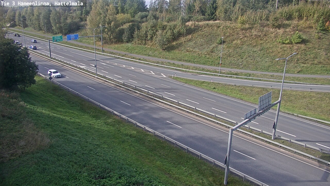 Weather Camera Image Road 3 Hämeenlinna, Hattelmala, Hämeenlinna, Kanta-Häme