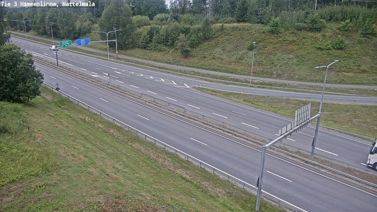 Weather Camera Image Road 3 Hämeenlinna, Hattelmala, Hämeenlinna, Kanta-Häme