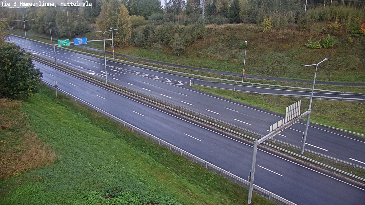 Weather Camera Image Road 3 Hämeenlinna, Hattelmala, Hämeenlinna, Kanta-Häme