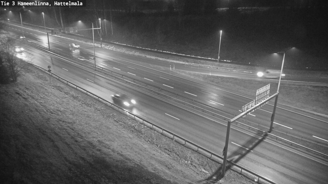 Weather Camera Image Road 3 Hämeenlinna, Hattelmala, Hämeenlinna, Kanta-Häme
