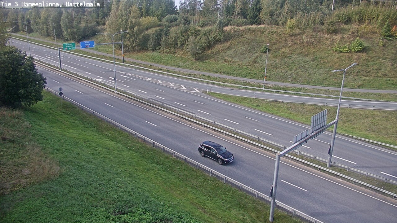 Weather Camera Image Road 3 Hämeenlinna, Hattelmala, Hämeenlinna, Kanta-Häme