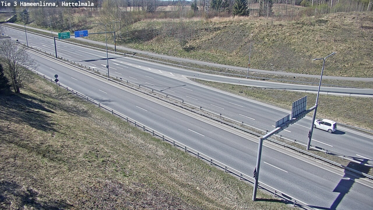 Weather Camera Image Road 3 Hämeenlinna, Hattelmala, Hämeenlinna, Kanta-Häme