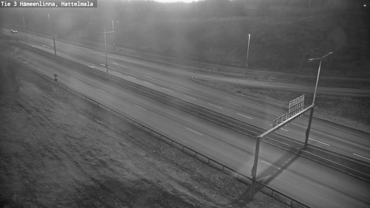 Weather Camera Image Road 3 Hämeenlinna, Hattelmala, Hämeenlinna, Kanta-Häme