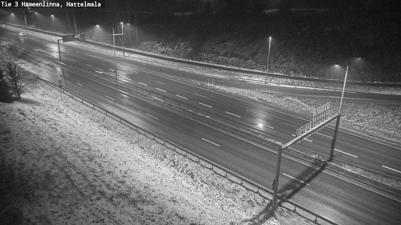 Weather Camera Image Väg 3 Tavastehus, Hattelmala, Hämeenlinna, Kanta-Häme