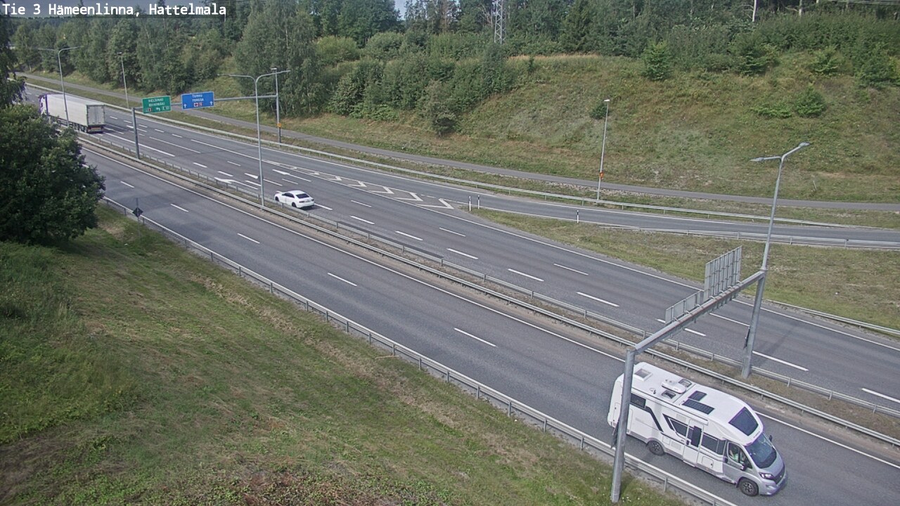 Kelikamerat Kuva Tie 3 Hämeenlinna, Hattelmala, Hämeenlinna, Kanta-Häme