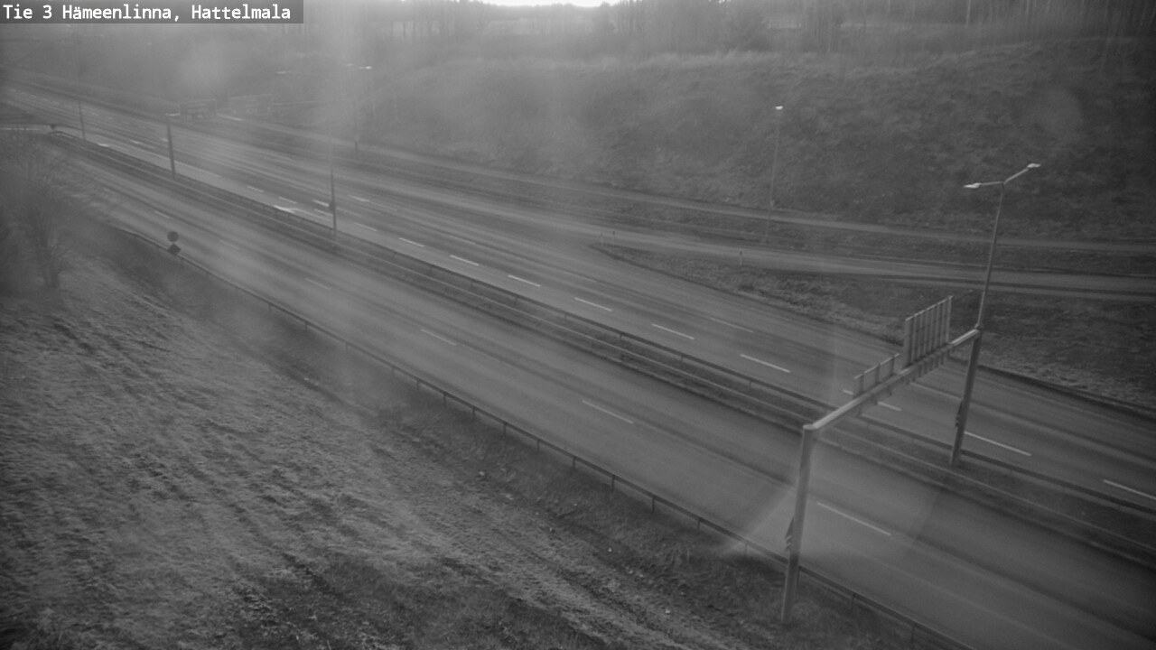 Weather Camera Image Road 3 Hämeenlinna, Hattelmala, Hämeenlinna, Kanta-Häme
