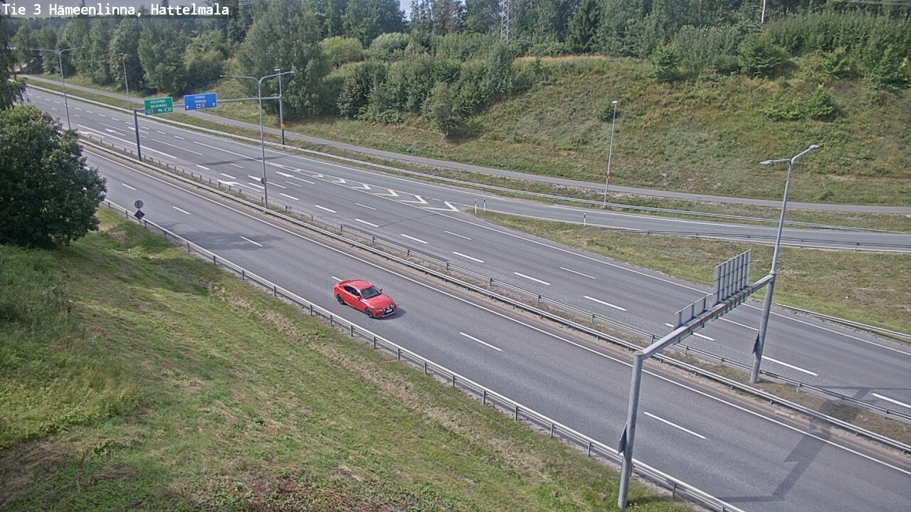 Weather Camera Image Väg 3 Tavastehus, Hattelmala, Hämeenlinna, Kanta-Häme